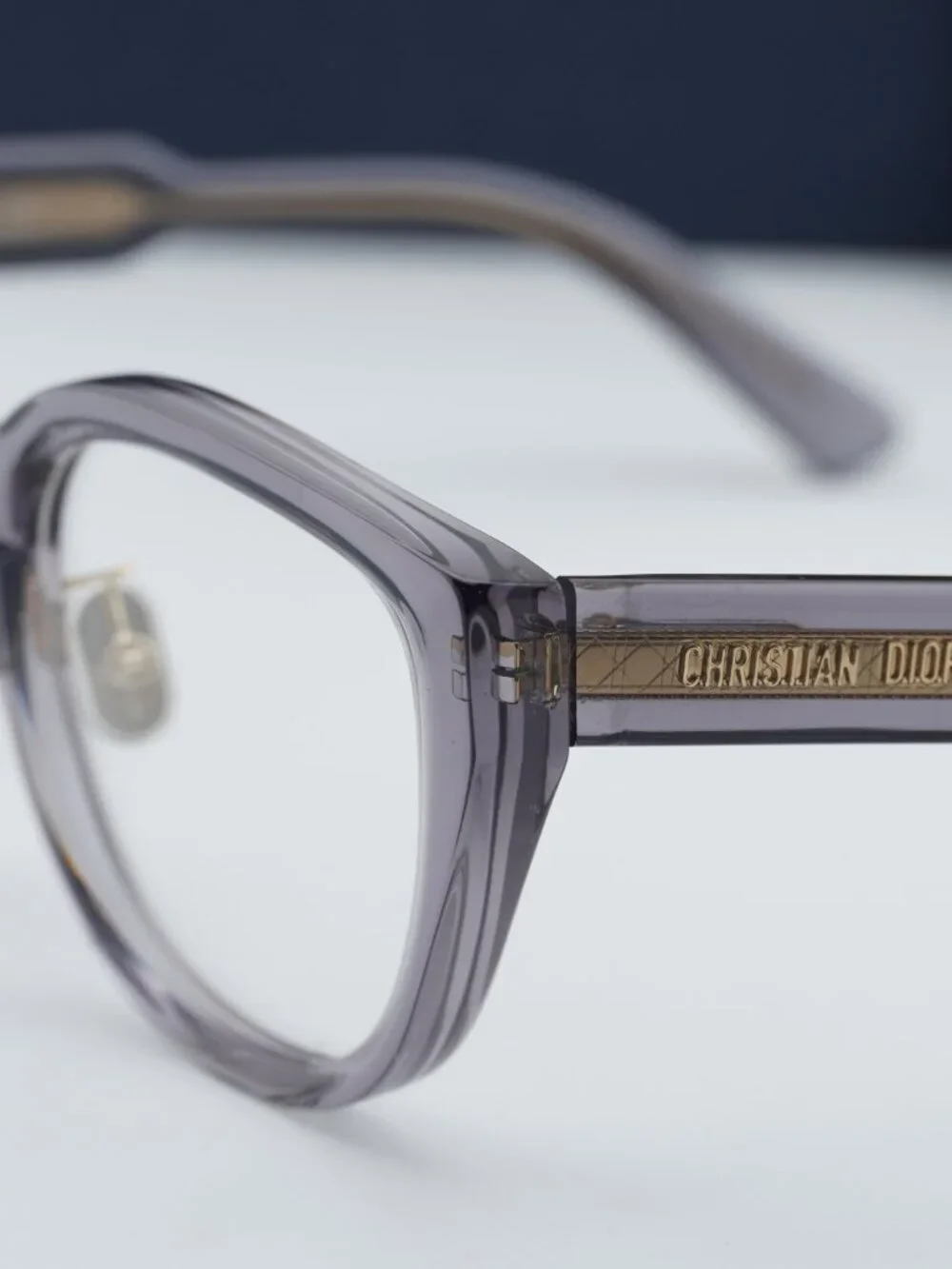 Dior DIORPRISMEO B1F 4500 Cat Eye Women Eyeglasses 52mm - Grey - Picture 10 of 11